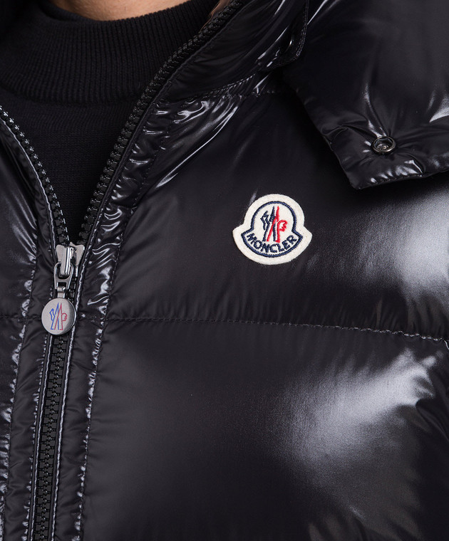 Moncler - Bormes down jacket with logo in black 1A0010068950