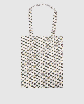 A.P.C White Lou print shopper COGYVM61442