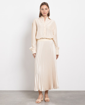 Max Mara Sportmax Beige silk shirt SIMONE