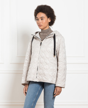 Max Mara Beige quilted jacket EMMA
