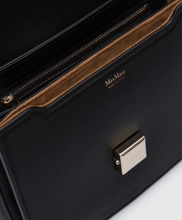 Max Mara - Black leather shoulder bag Borset MM BORSET - buy with Czech  Republic delivery at Symbol