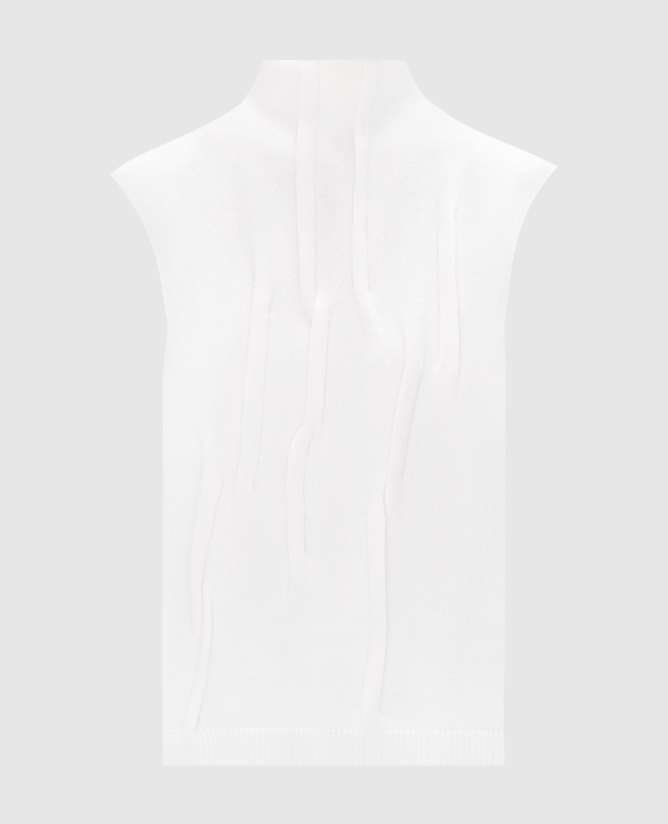 

White vest made of wool Gauchere