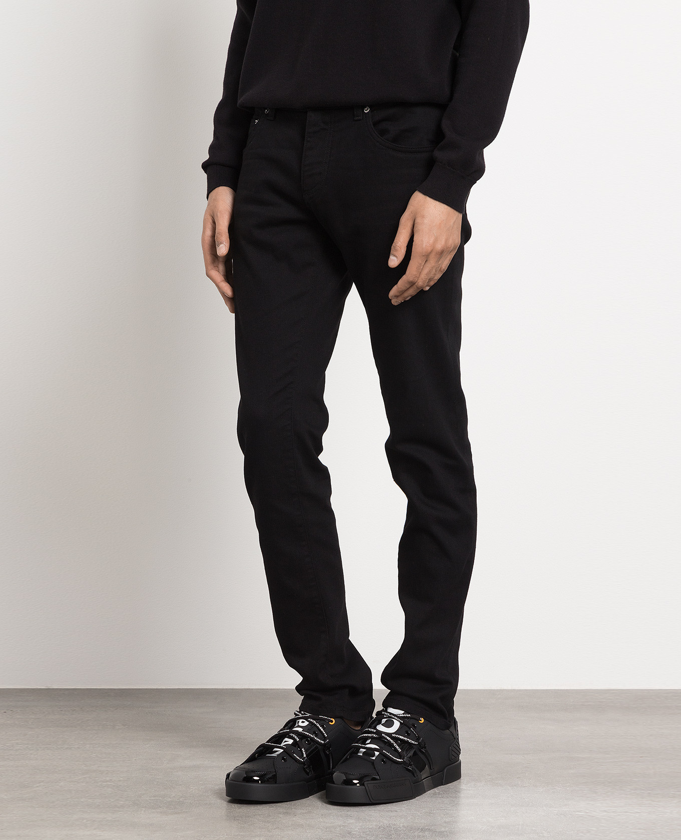 

Black logo skinny jeans Dolce&Gabbana