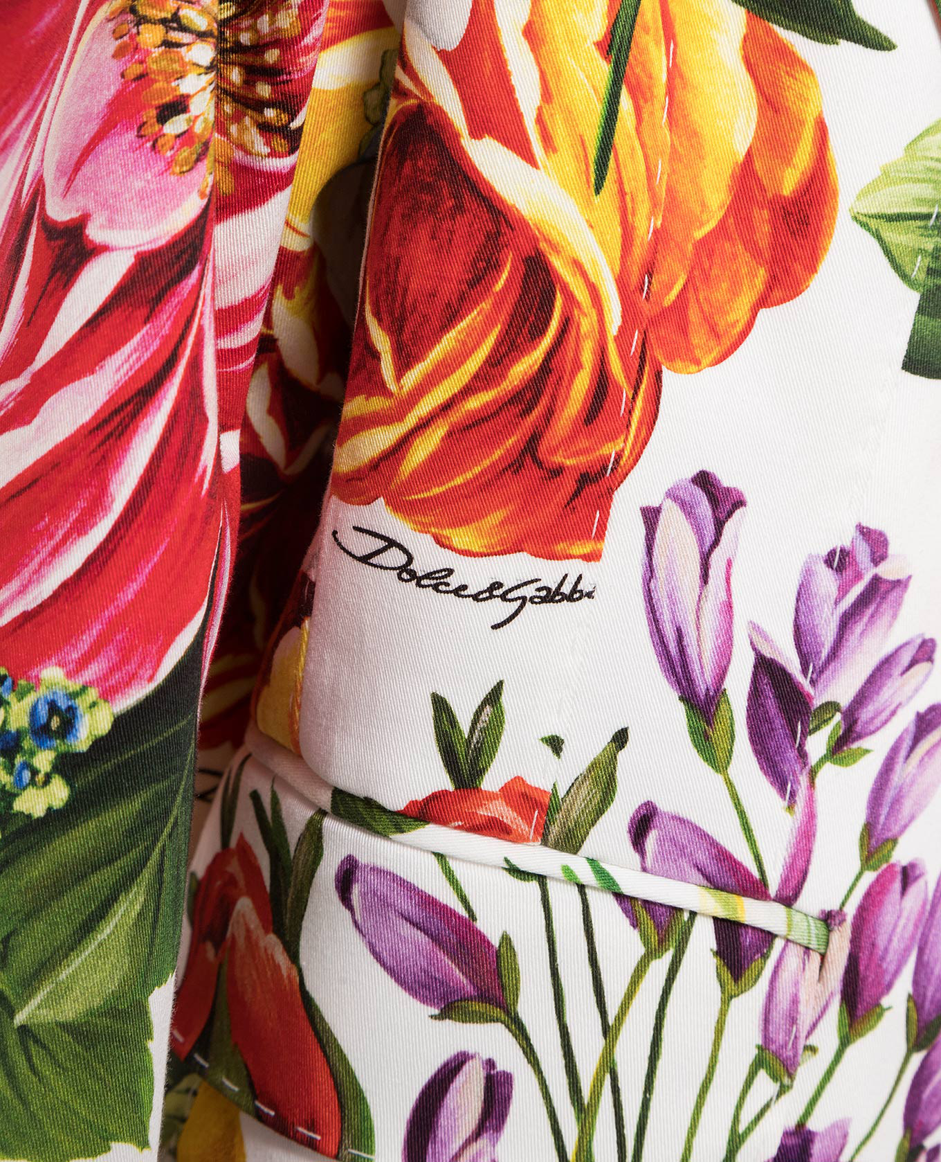 Jacket in floral print Dolce&Gabbana 5
