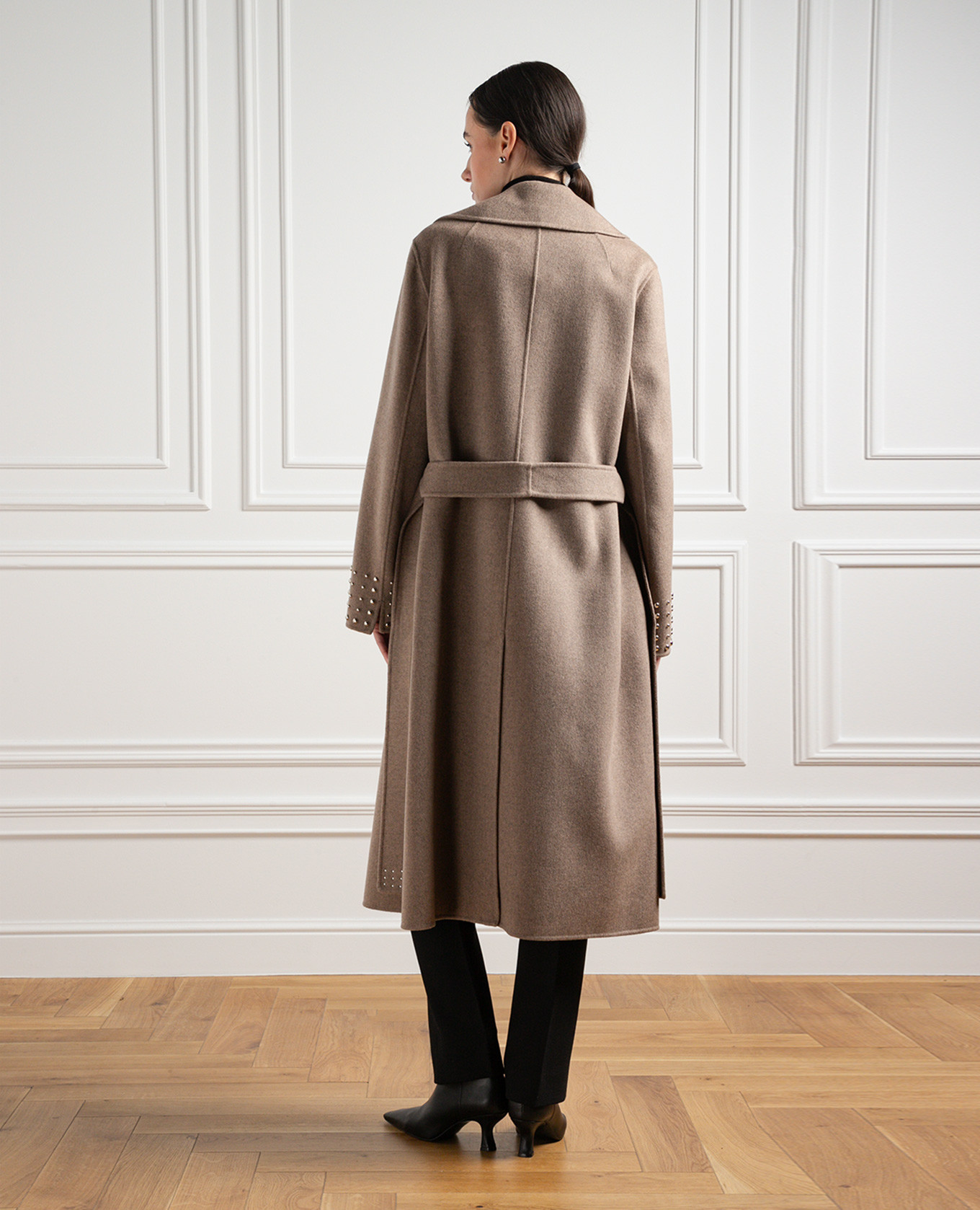 

Brown wool Windsor coat Max Mara