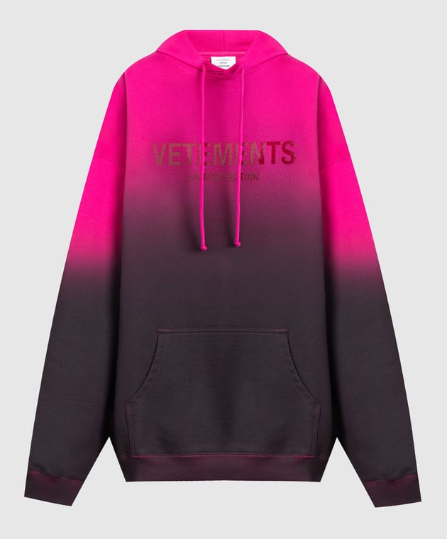 Vetements Pink logo hoodie UE54HD200H buy with Czech Republic delivery at Symbol