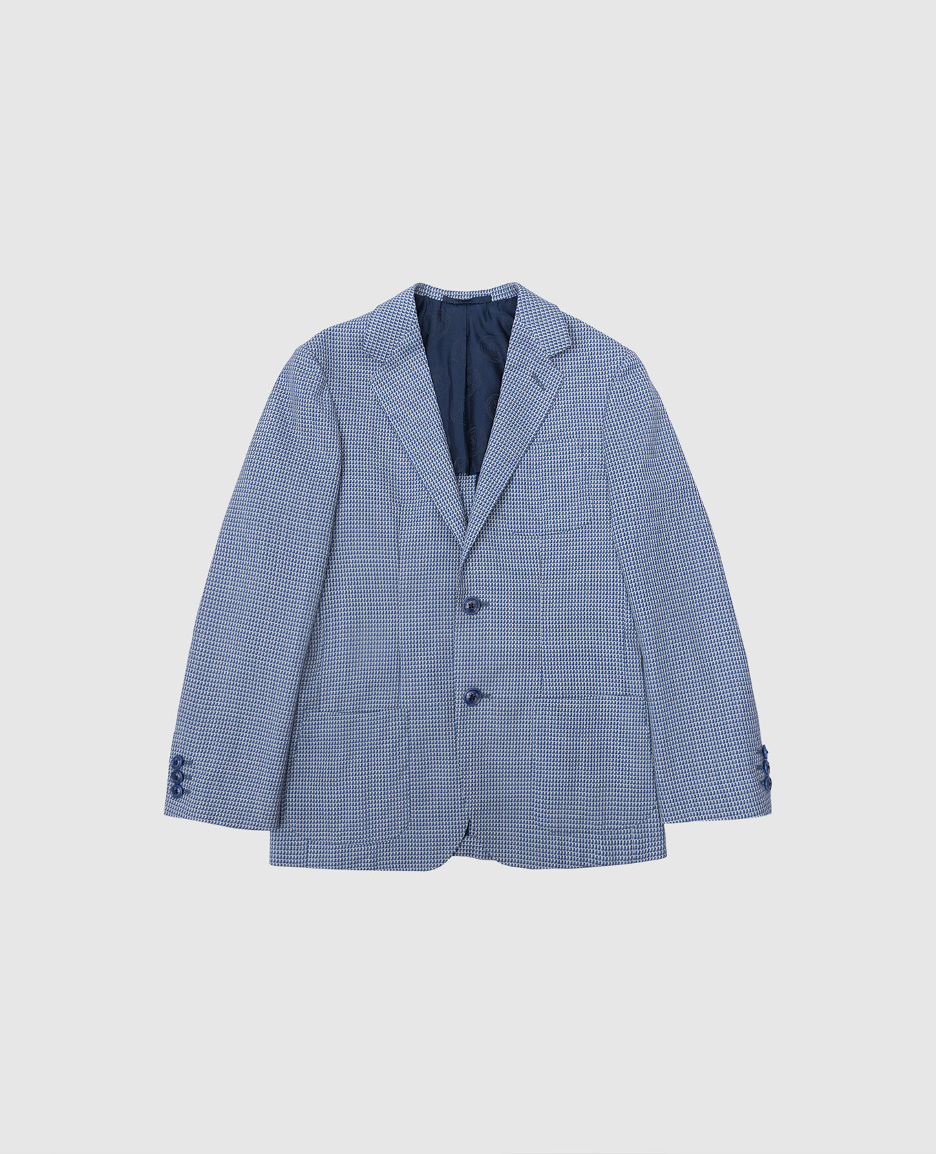 

Children's patterned wool blazer Stefano Ricci, Blue