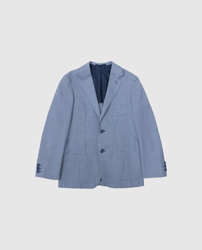Stefano Ricci Children's patterned wool blazer Y3RSGD2300W902