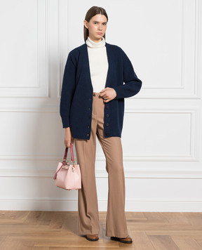 Ballantyne Blue woolen cardigan B1K3027W114