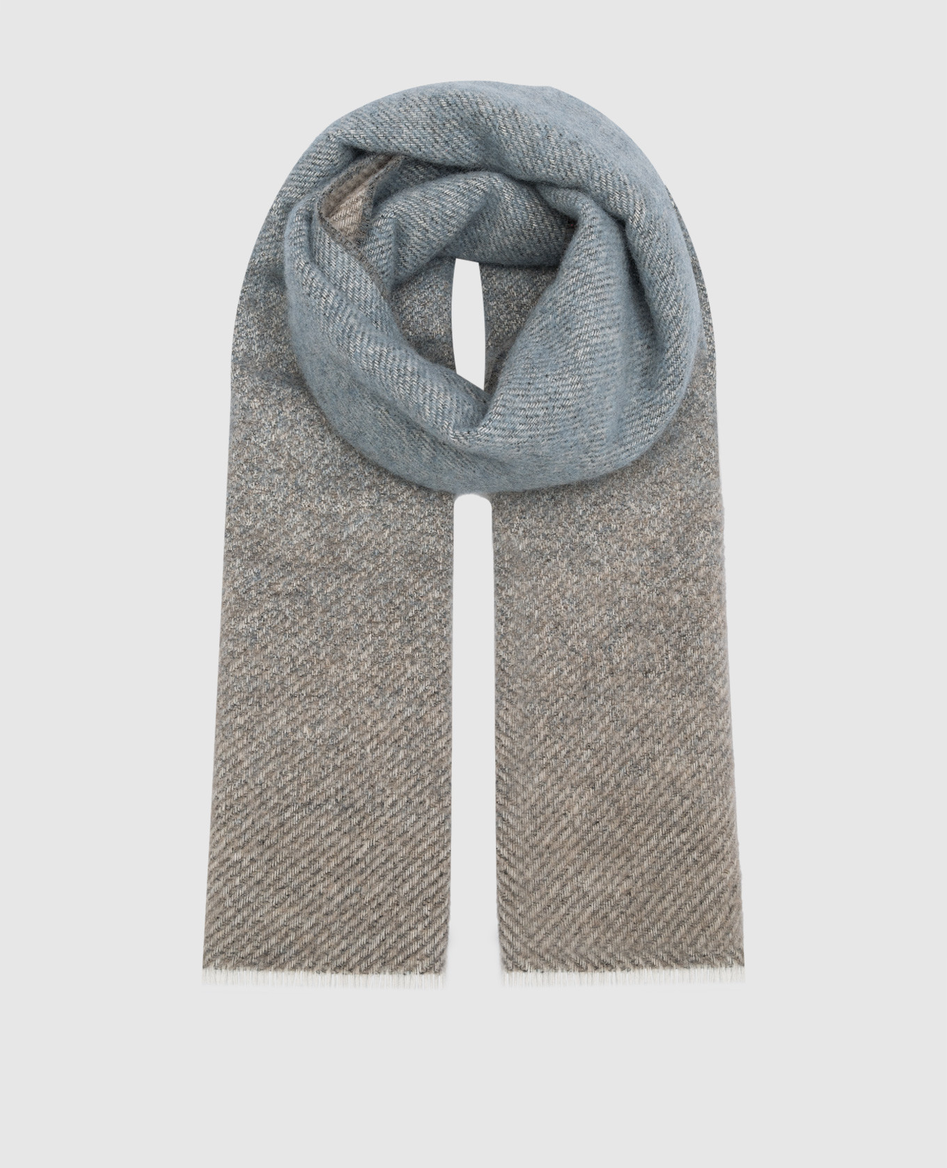 

Blue scarf with a gradient effect Peserico