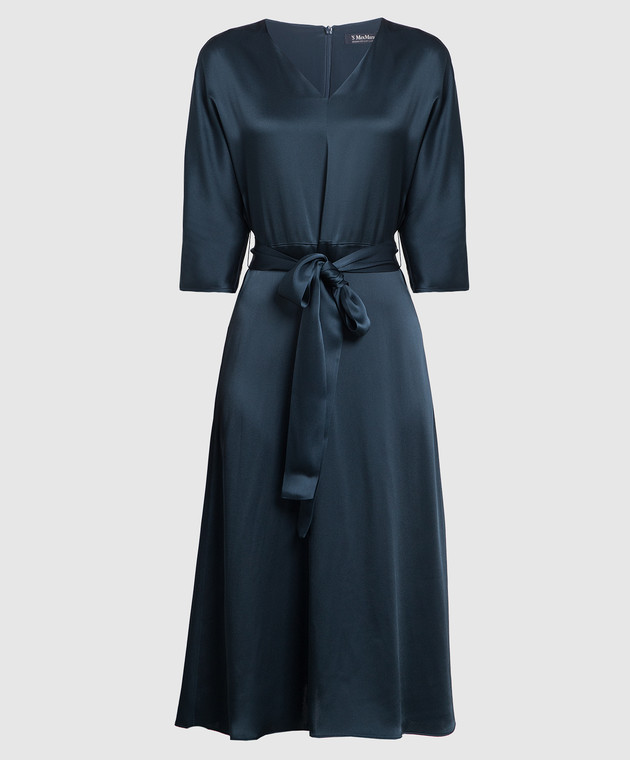 Max Mara - Blue midi dress PANTERA - shop with Estonia delivery at Symbol Max Mara - Blue midi dress PANTERA - shop with Estonia delivery at Symbol