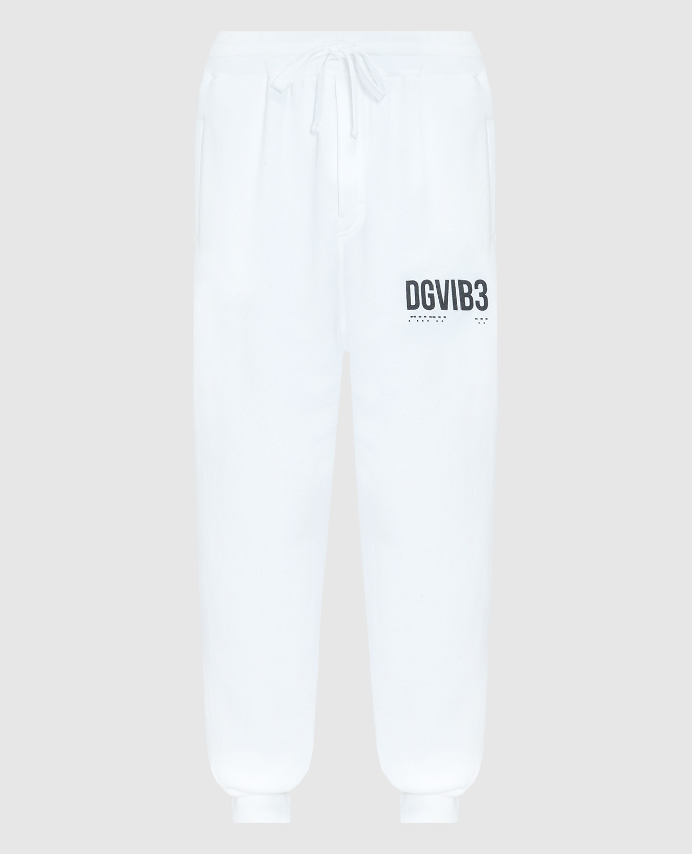

White joggers with DGVIB3 print Dolce&Gabbana, Белый