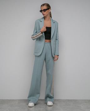 Palm Angels Blue jacket PWEN013F23FAB001
