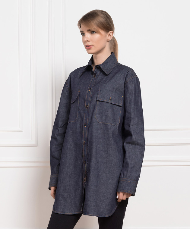 The Row - Denim shirt 6198W2196 - shop with European delivery at 
