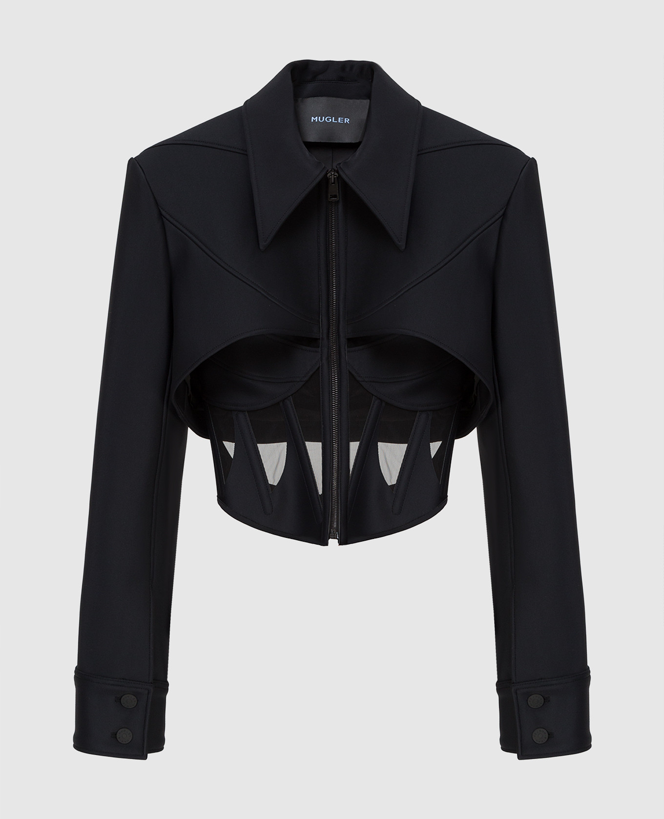 MUGLER コート Thierry Mugler Hardware Accented Architectural Jacket