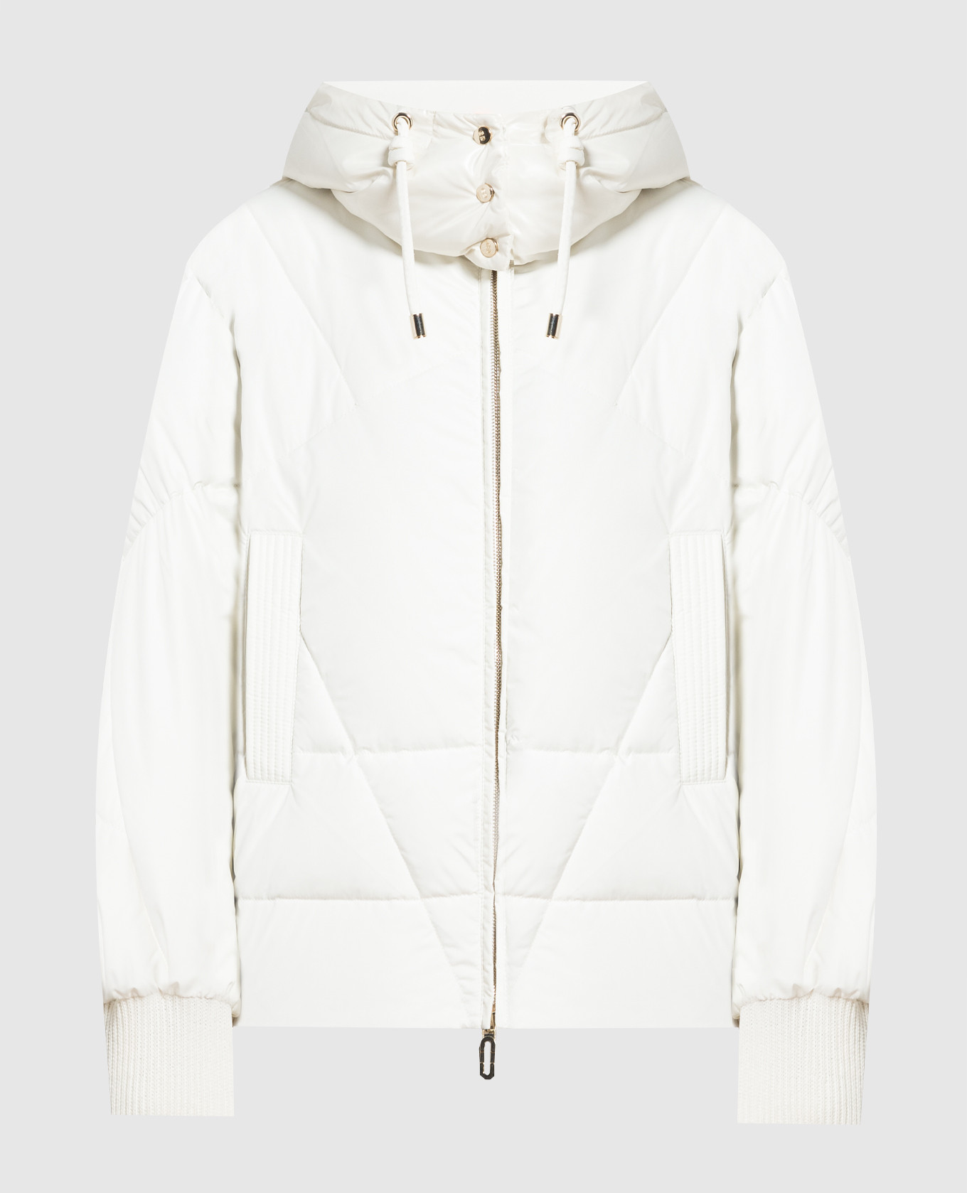 

White down jacket with logo Stilnology