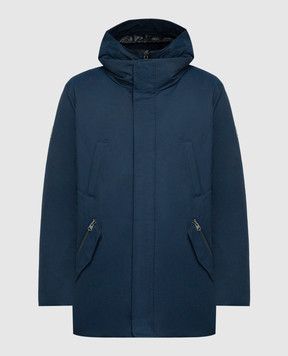 Mackage Edward blue down jacket with logo EDWARDNFR