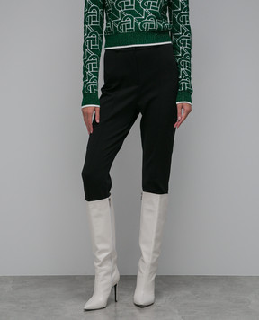 Casablanca Black tight pants WF23TR16003