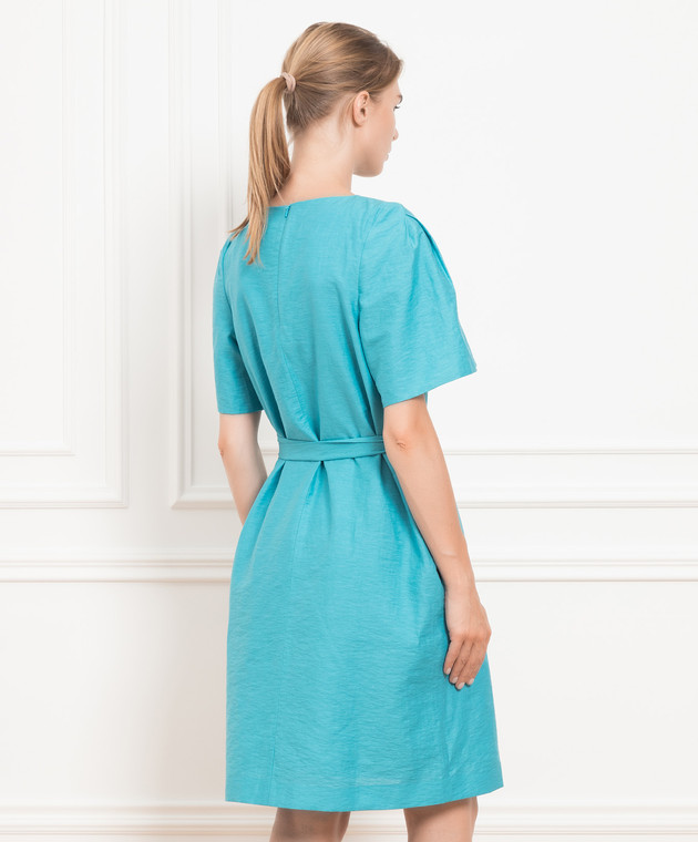 chinese dress ladies Max Mara Linen Button Down Long Dress | Camel