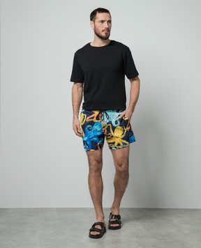 Vilebrequin Blue swimming shorts POULPES AQUARELLE MAHC4J31