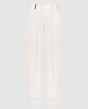 Peserico White pants P0470108780