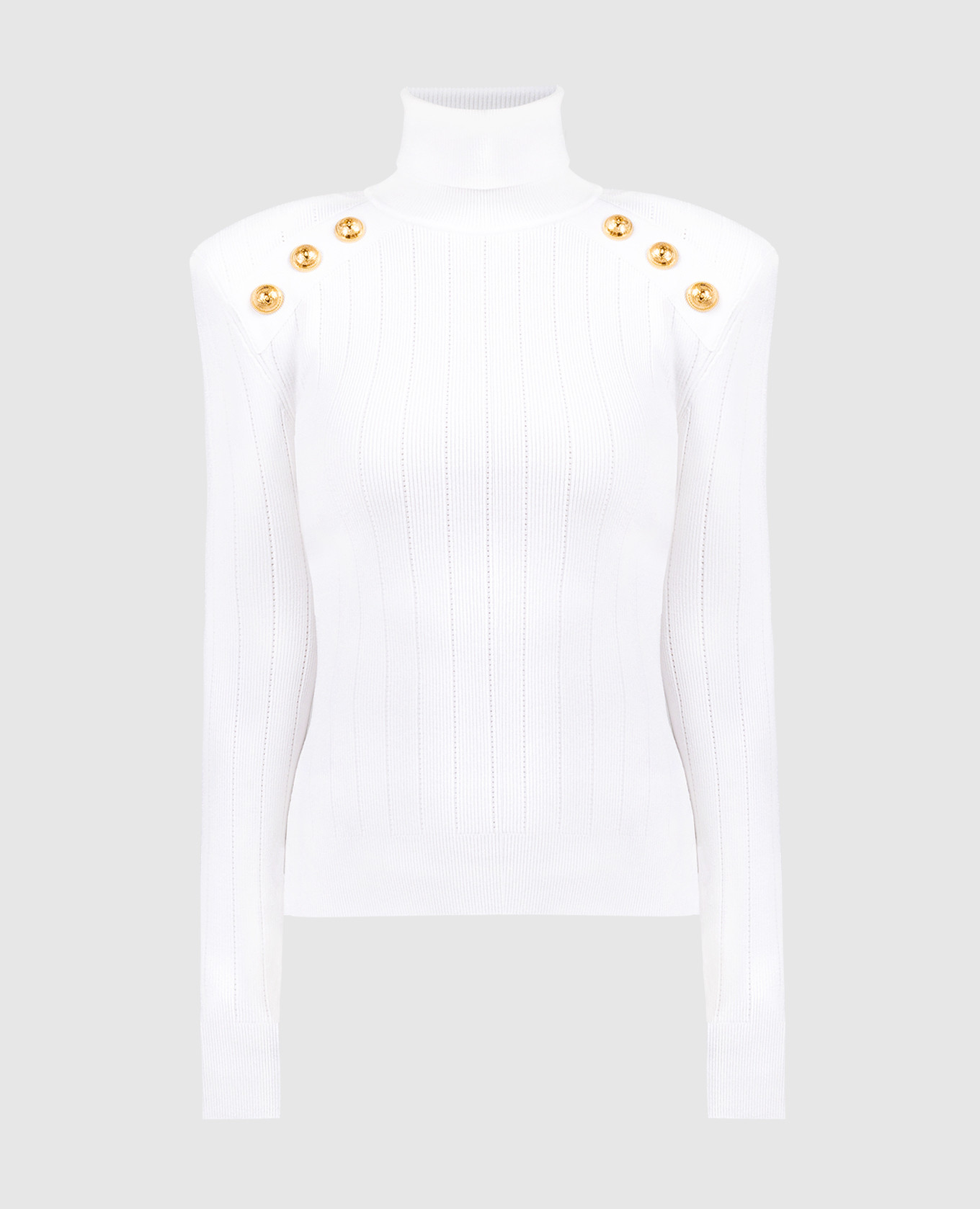 

White golf with accent shoulders Balmain