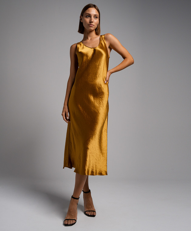 max mara gold dress - Talete golden midi TALETE gardenwedding