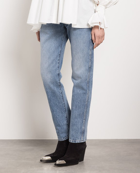 Khaite Blue jeans with a distressed effect 1038094W908