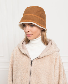 Simonetta Ravizza Leather brown panama BGMERINOS