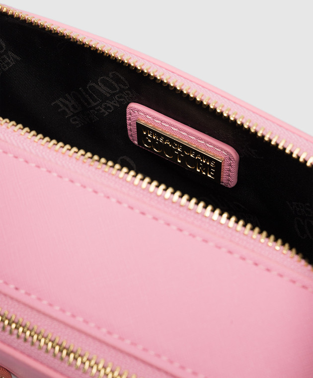 Versace Jeans Couture - Pink crossbody bag with metallic