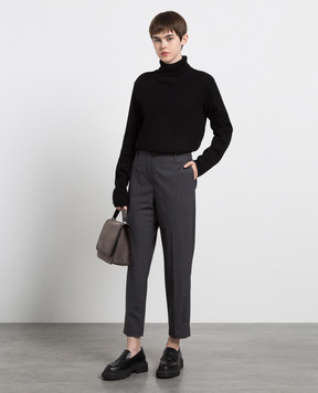 Brunello Cucinelli Charcoal monili trousers M0W07P6572