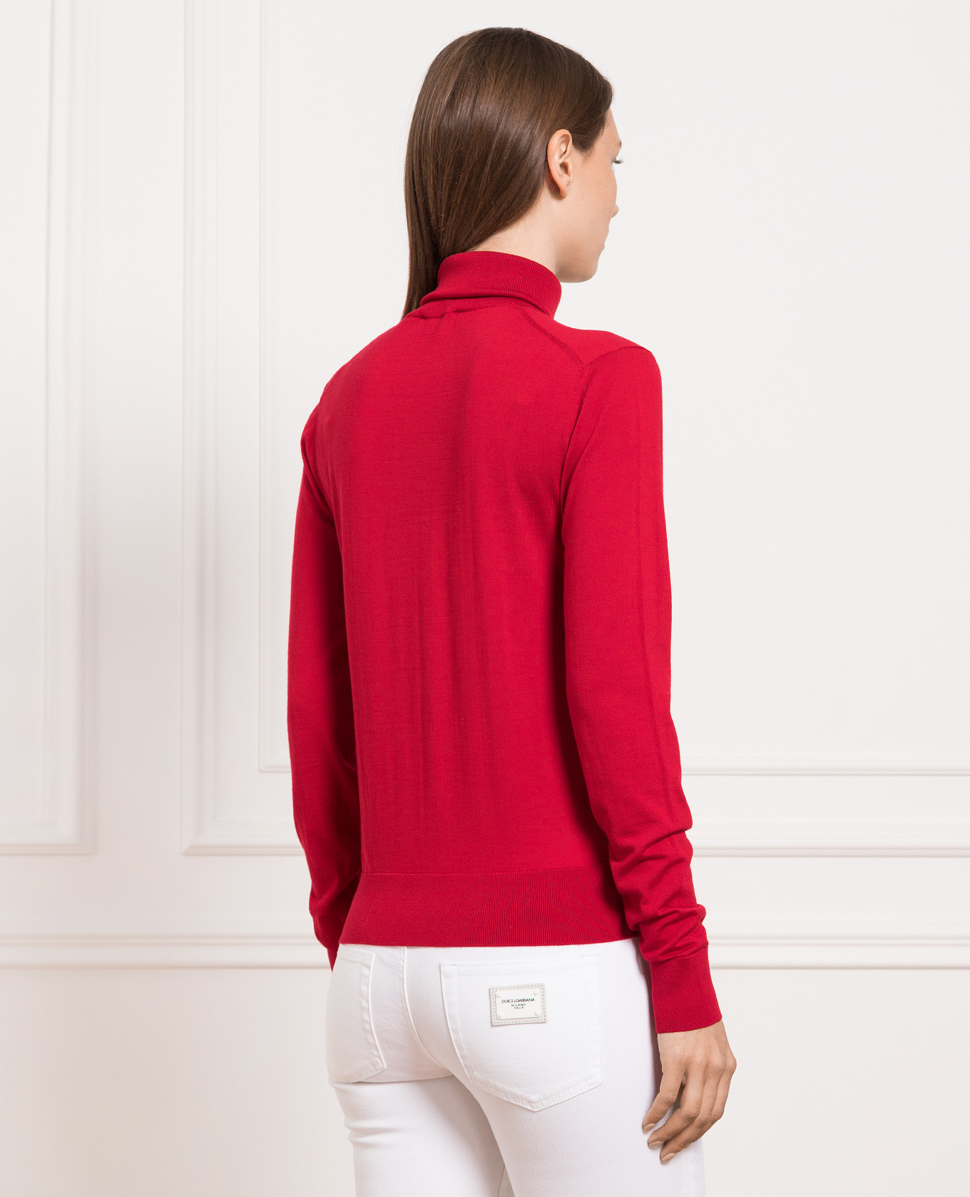 Burgundy golf with logo pattern Dolce&Gabbana 4