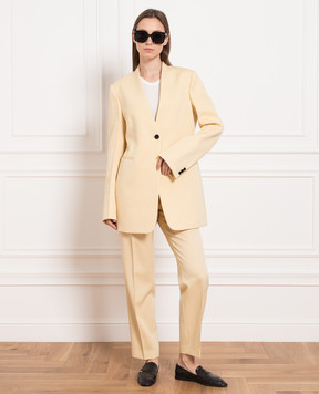 Jil Sander Yellow woolen jacket J04BN0001J40021