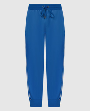 Dolce&Gabbana Blue sweatpants with logo GZ45ATHU7B0