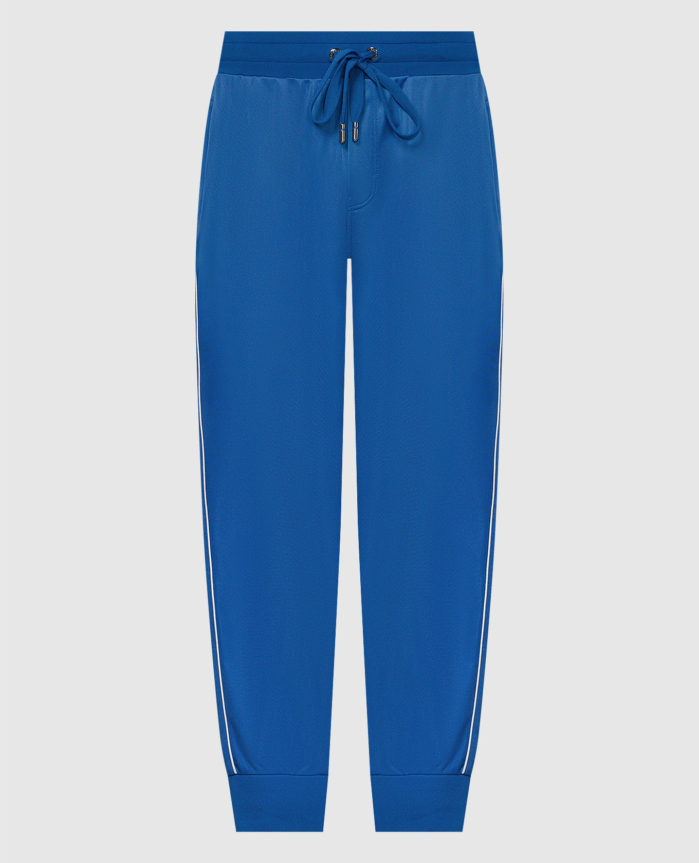 Blue sweatpants with logo