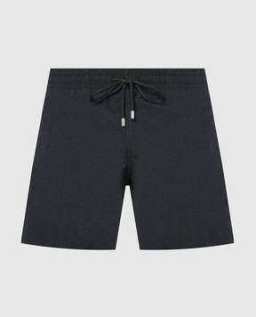 Vilebrequin Black logo swim shorts MOOC4A00