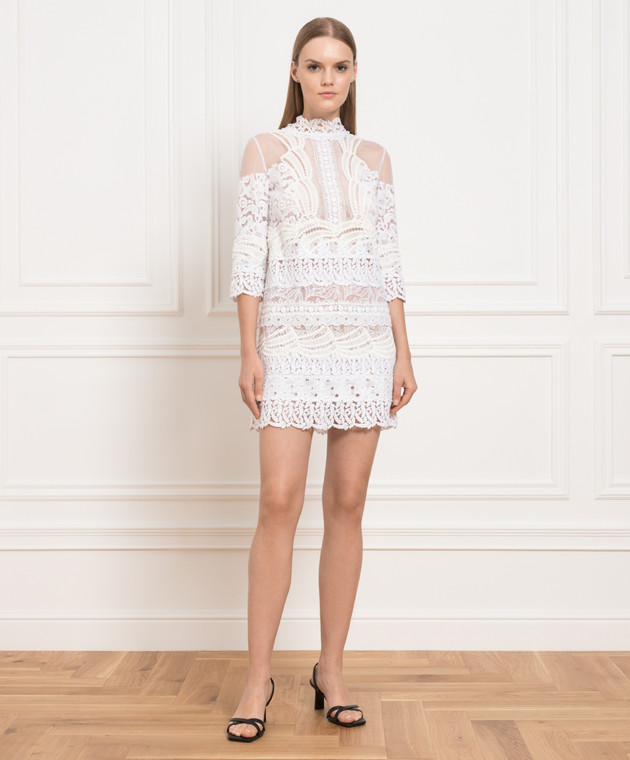 Ermanno Scervino - White dress with lace D382Q713IEN - shop with European  delivery at Symbol