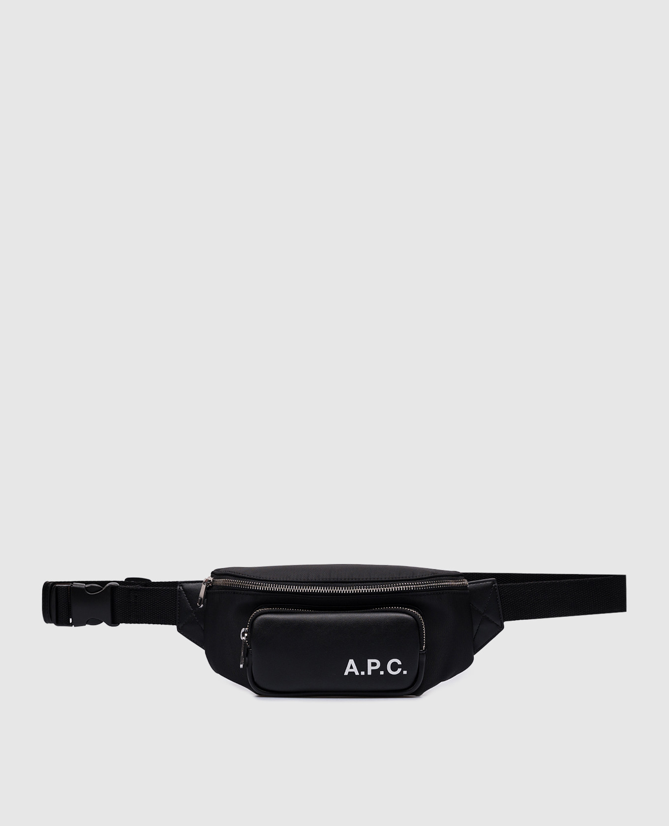 A.P.C - Camden black combo waist bag with logo PAADYH62167 - shop