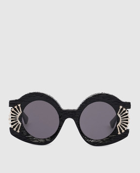 Kuboraum Black sunglasses R4 KRS0R4BM00LTED2Y