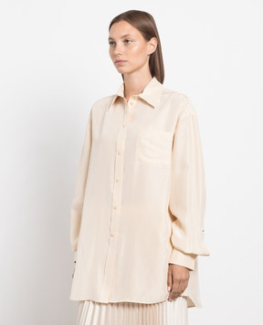 Max Mara Sportmax Beige silk shirt SIMONE