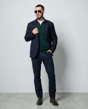 Cashmere&Whiskey Green wool jumper 77397