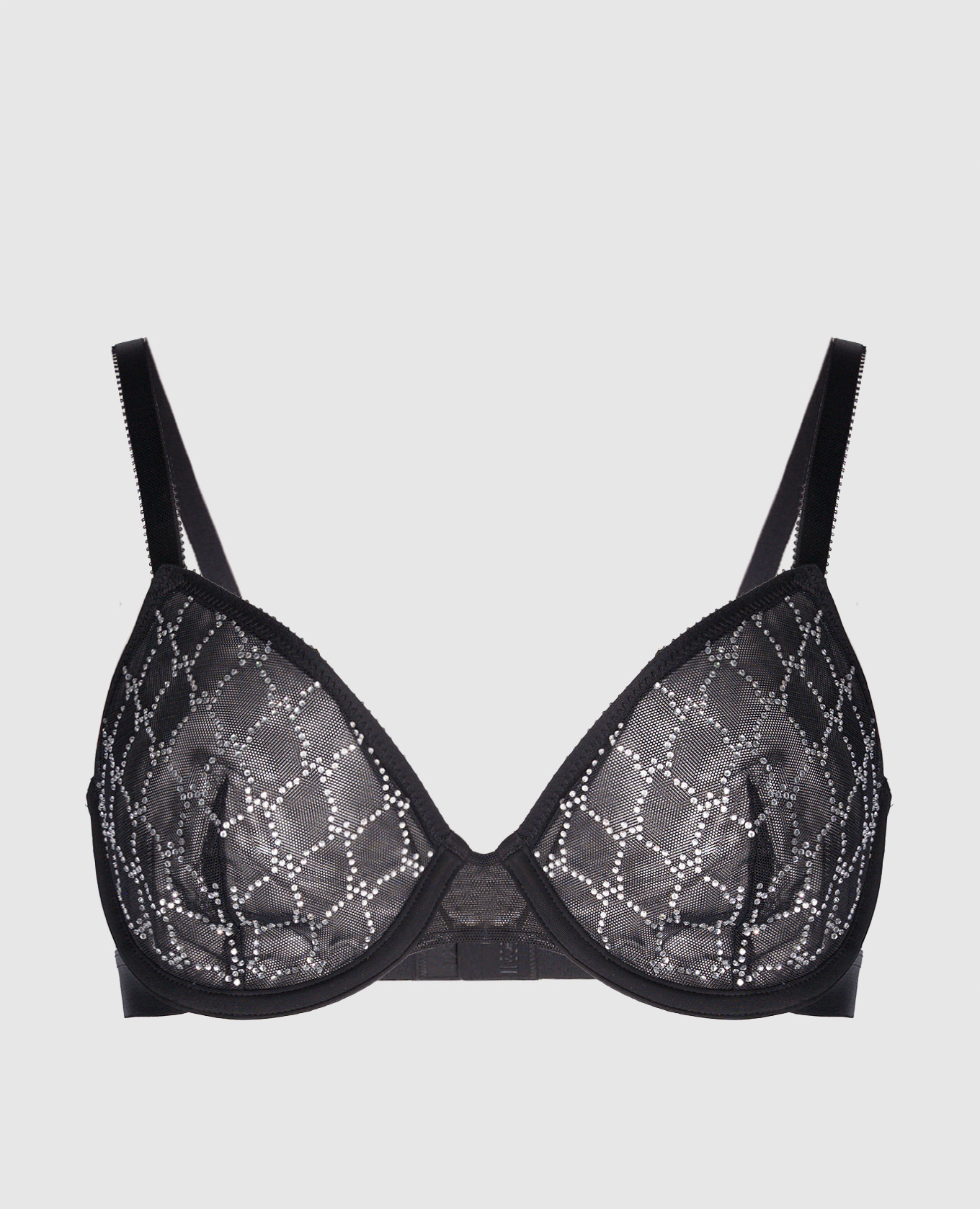 

Spark logo crystal bodice in black Wolford