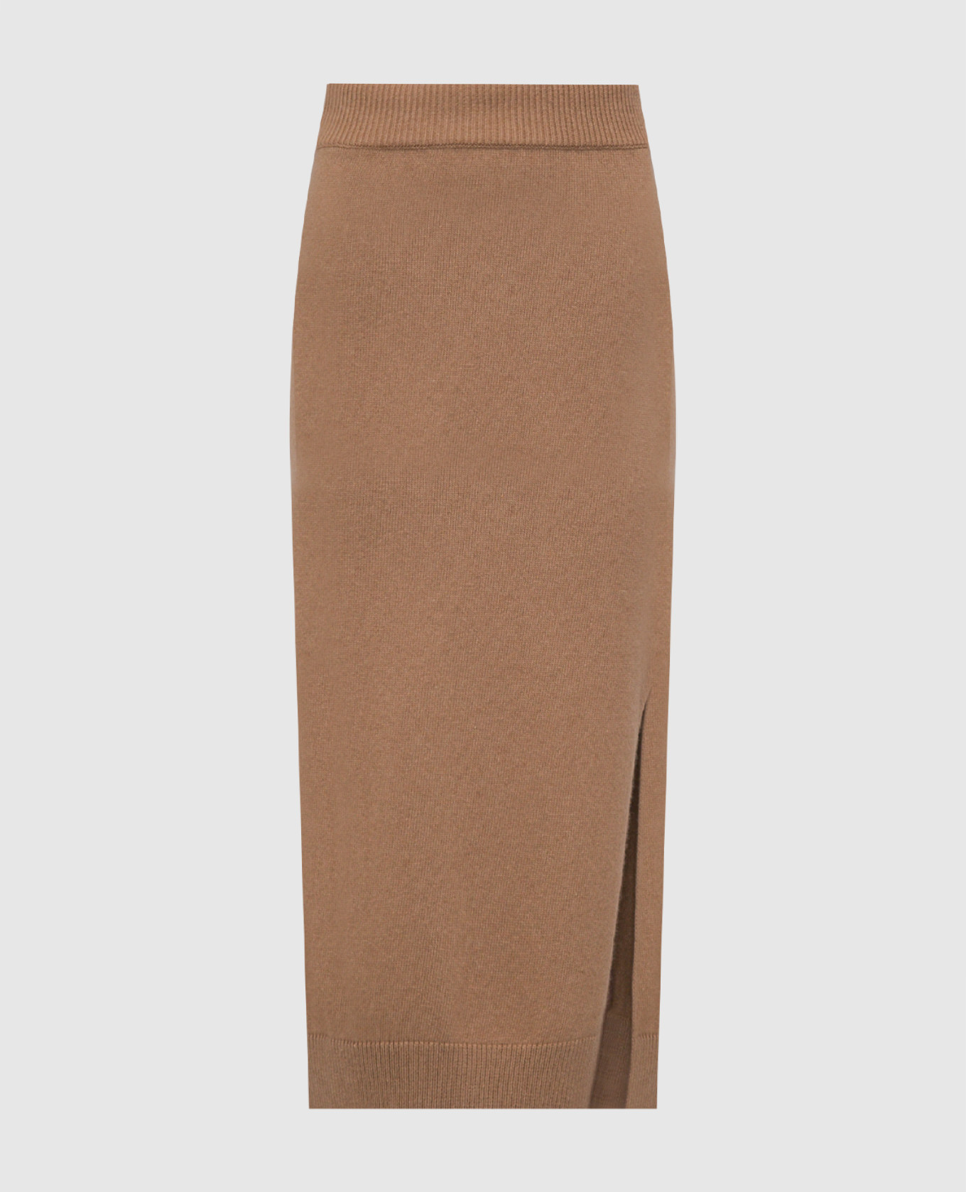 

Brown skirt with a slit Ermanno Scervino, Коричневый