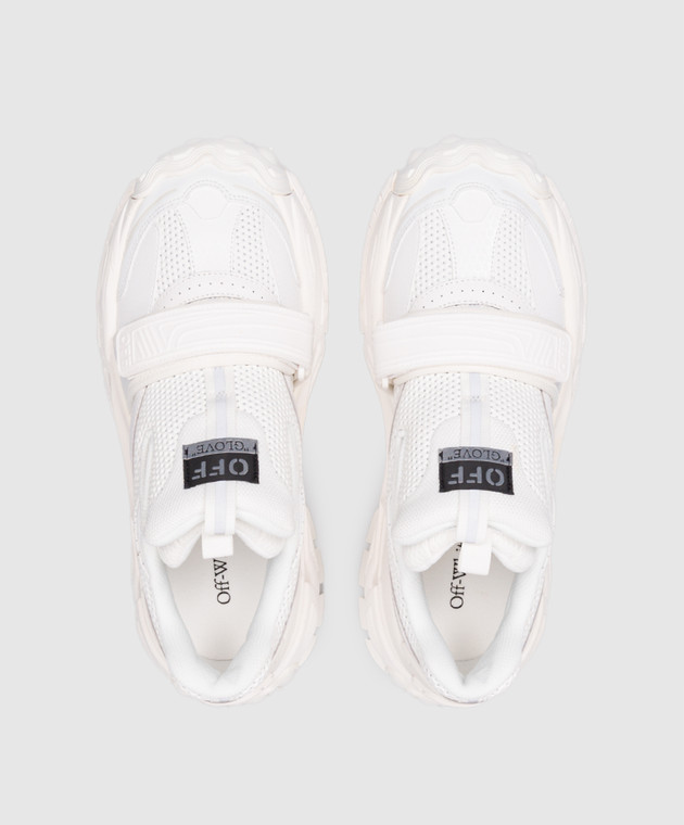 Off-White - White combination Glove Slip On sneakers