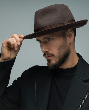 Borsalino Jer wool gray hat 390054