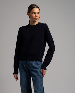 Bottega Veneta Blue sweater made of wool 769368V2M50