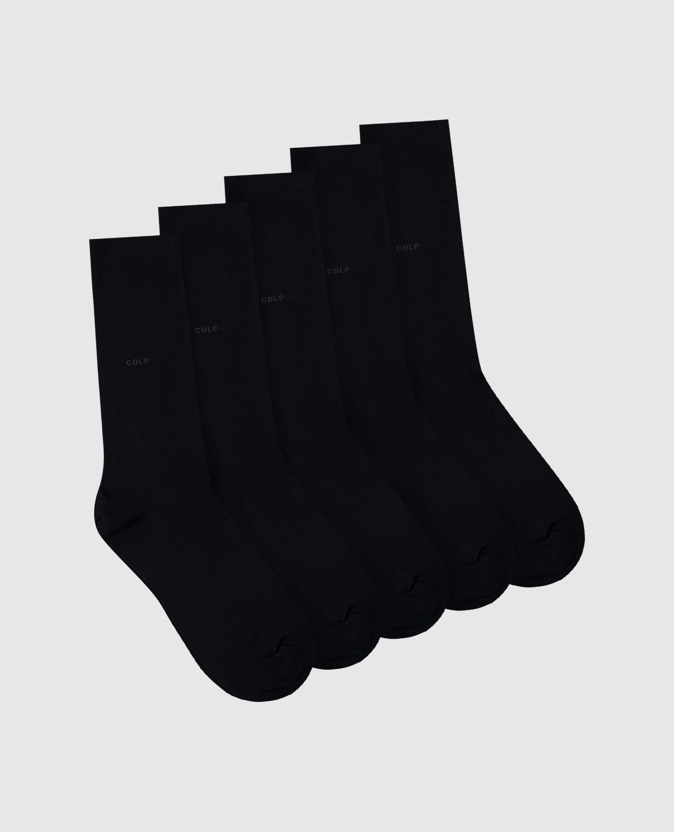 

Set of blue socks with logo CDLP