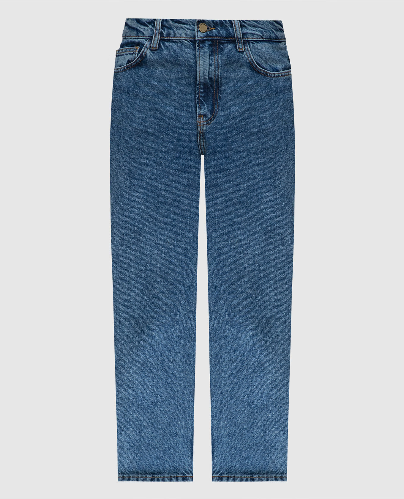 Blue jeans with logo embroidery Philosophy di Lorenzo Serafini