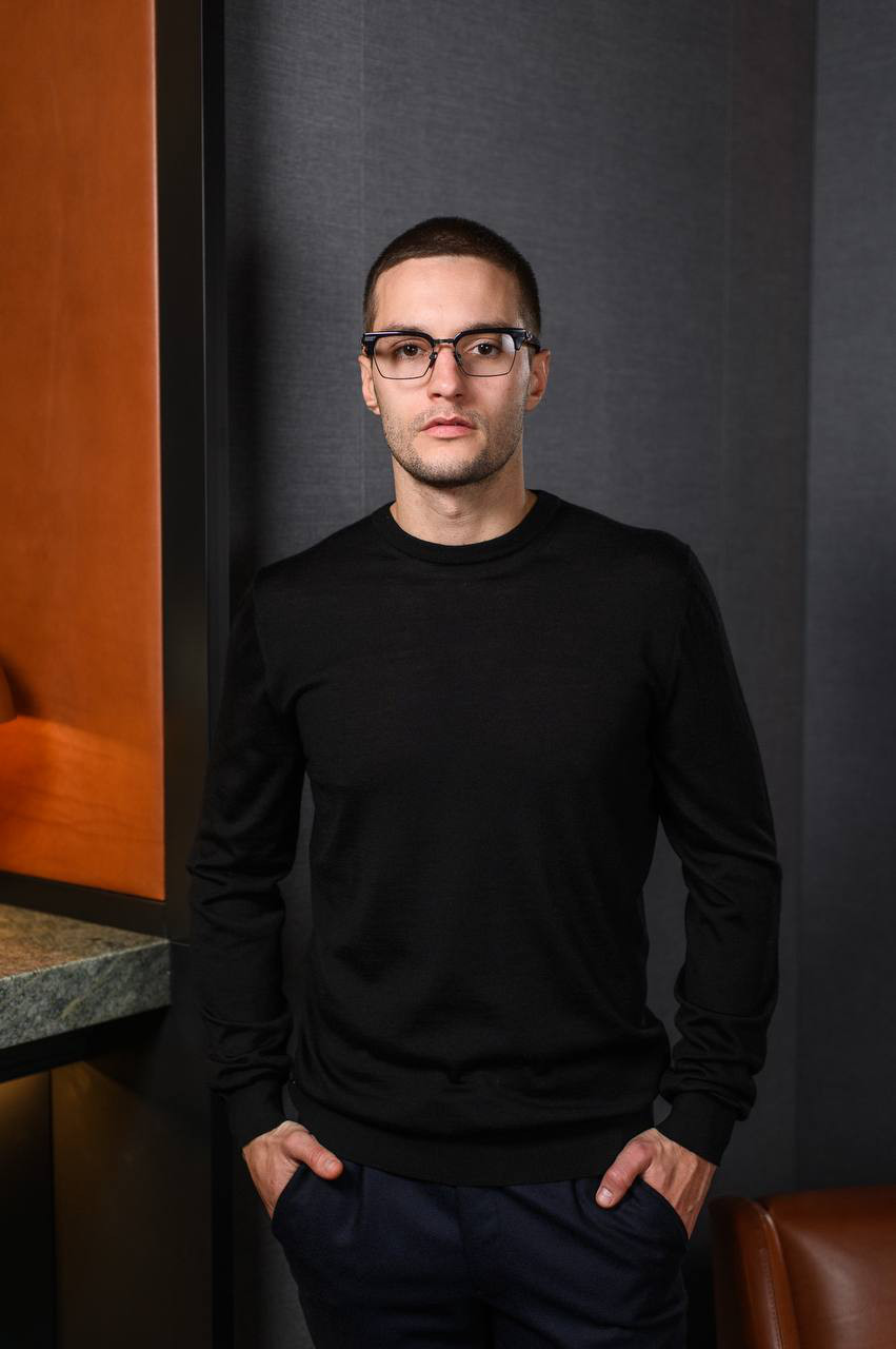 Black wool, silk and cashmere jumper Cashmere&Whiskey 6
