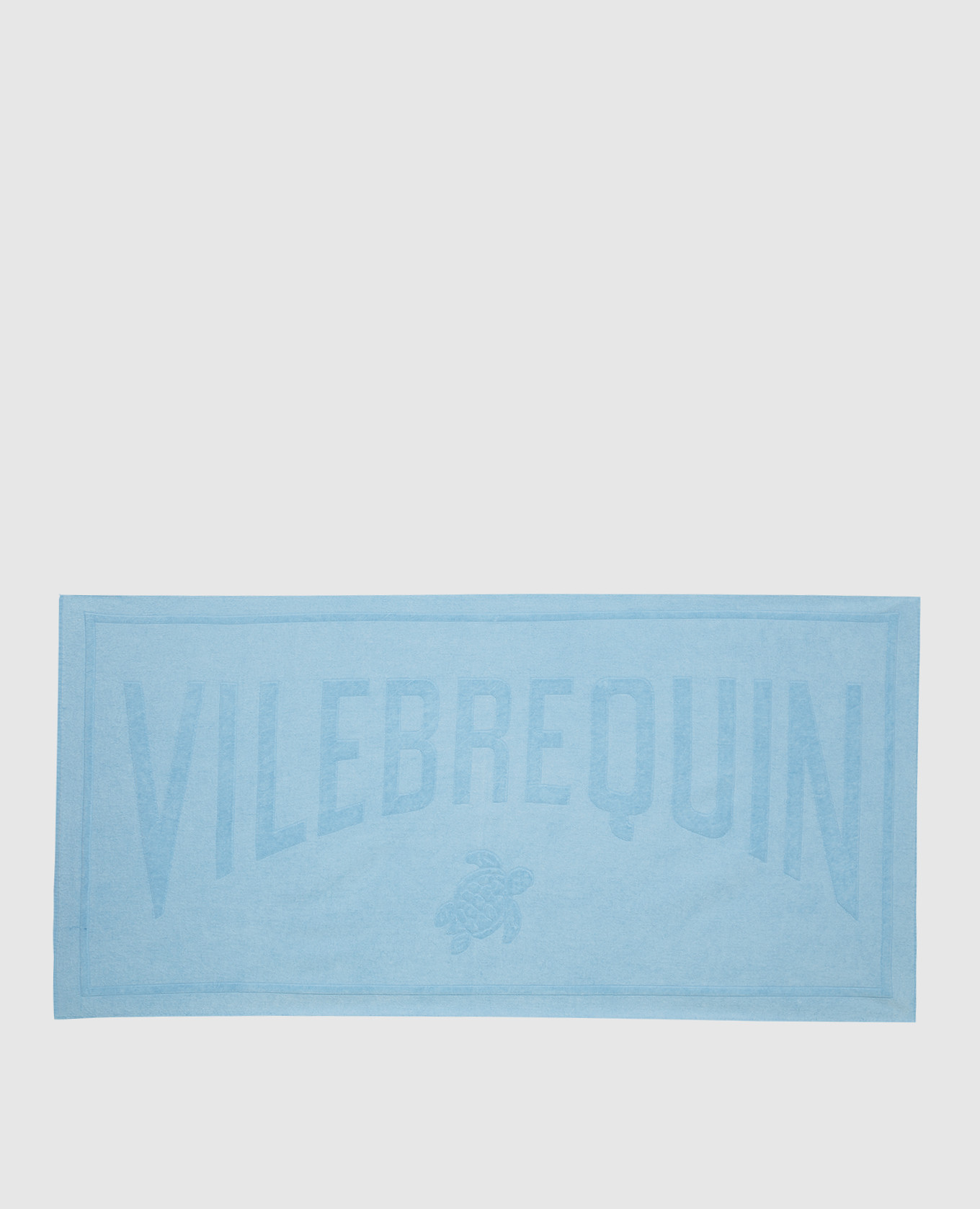 

Blue Sand towel with logo Vilebrequin, Light blue
